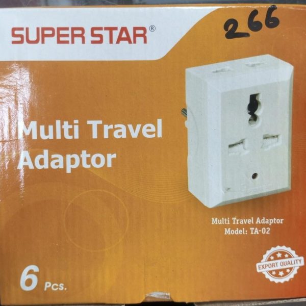 TA-02 মাল্টি ট্রাভেল এডাপ্টর সুপার ষ্টার