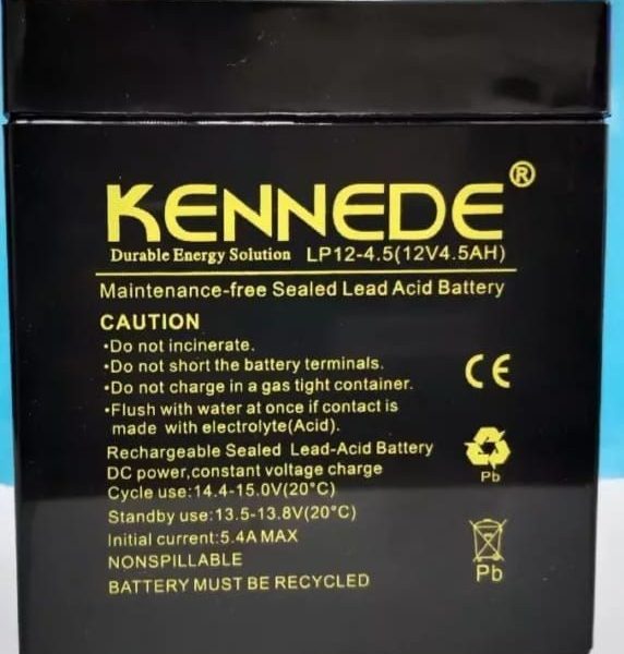 KTH MAX 12V-4.5 AH BATTERY